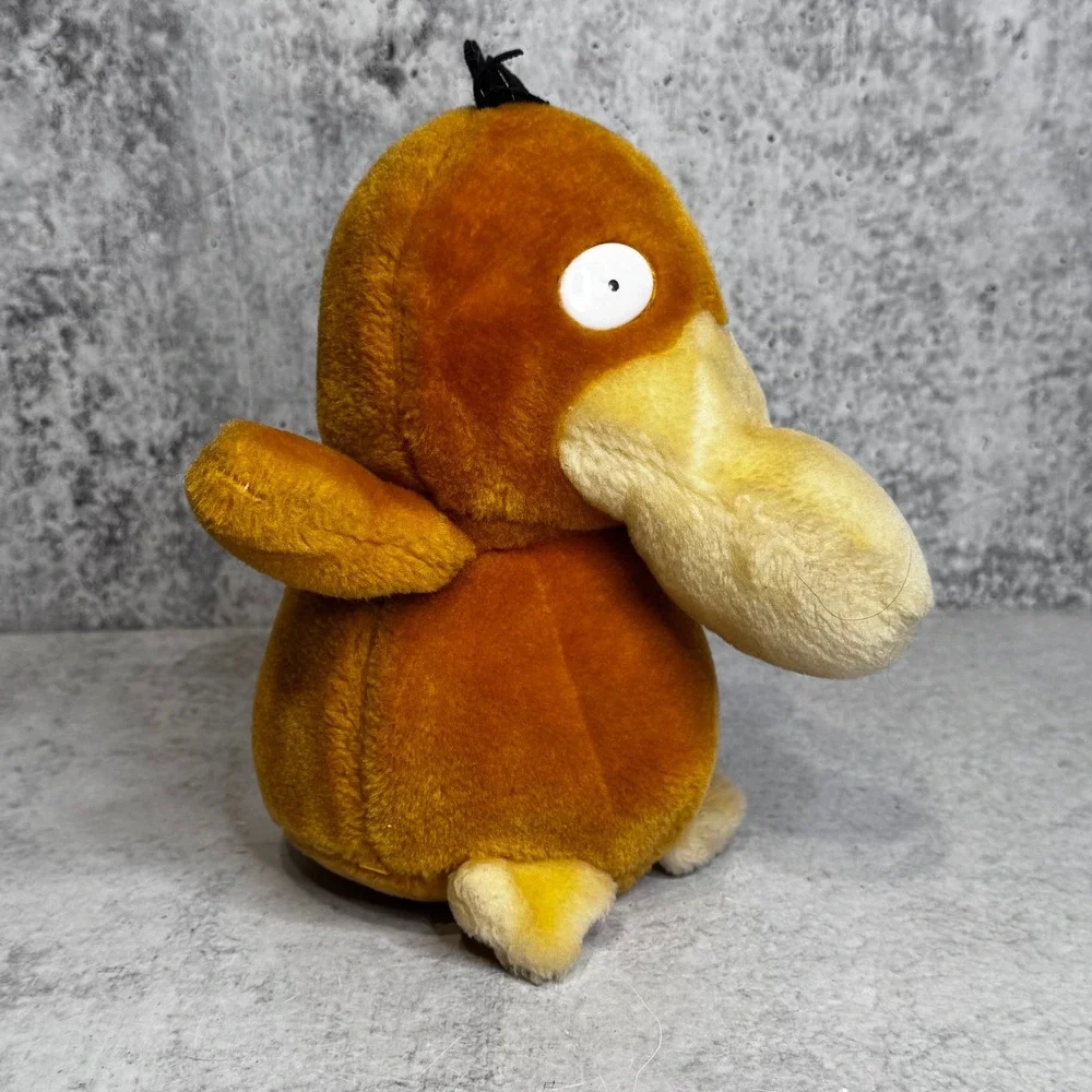 Vintage 1998 Nintendo Psyduck Pokemon Platypus Basic Plush Hasbro 7 Inch